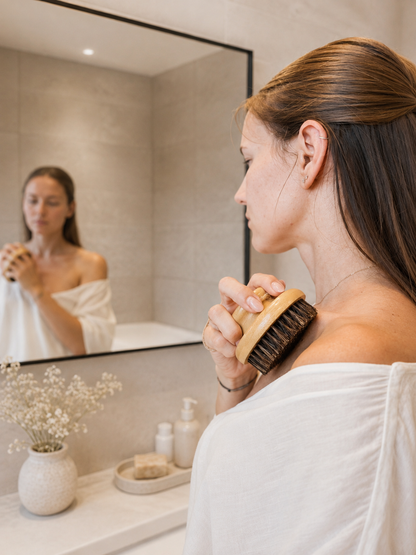 Horsehair Dry Body Brush